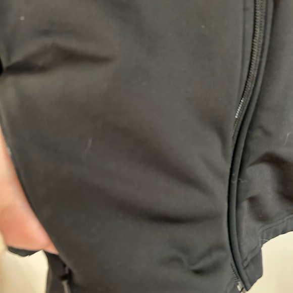 Adidas size small warm-up slim 3 stripe jacket. Zip up, zip up pockets - Picture 7 of 8